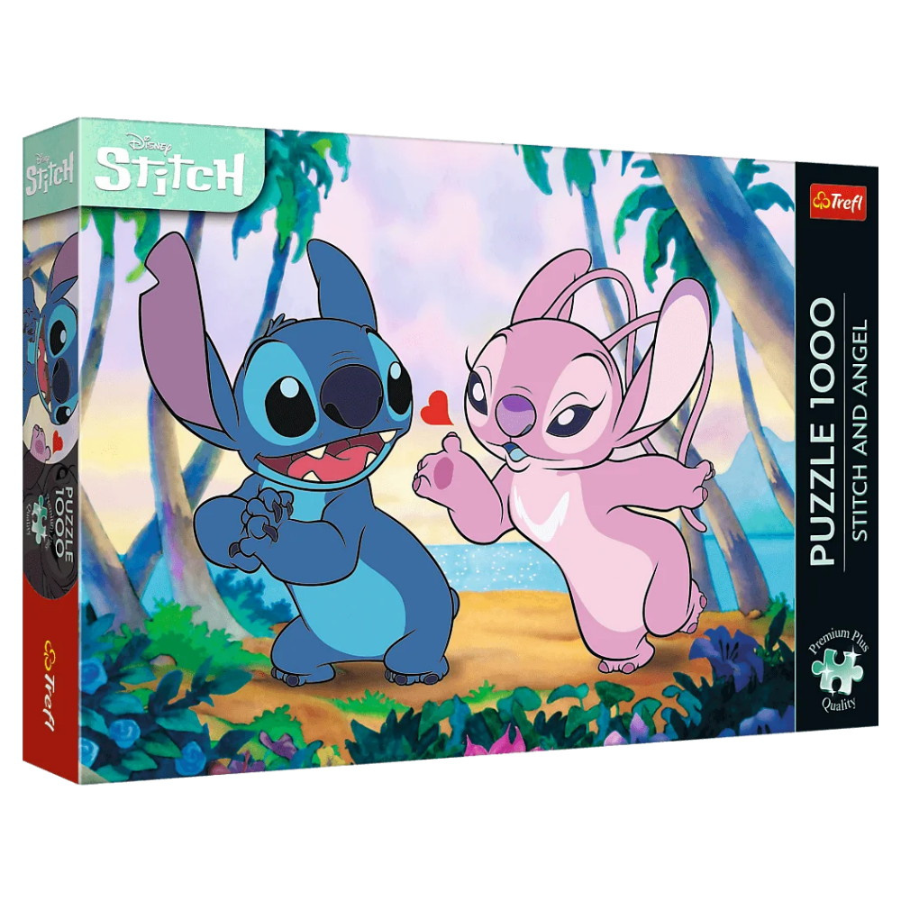 Trefl Pussel Disney Stitch and Angel 1000 Bitar