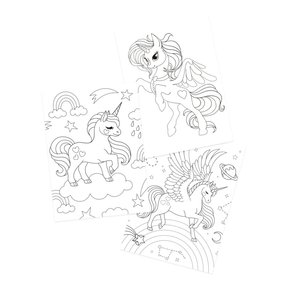 Målarbok Enhörning