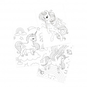 Målarbok Enhörning Målarbok Enhörning