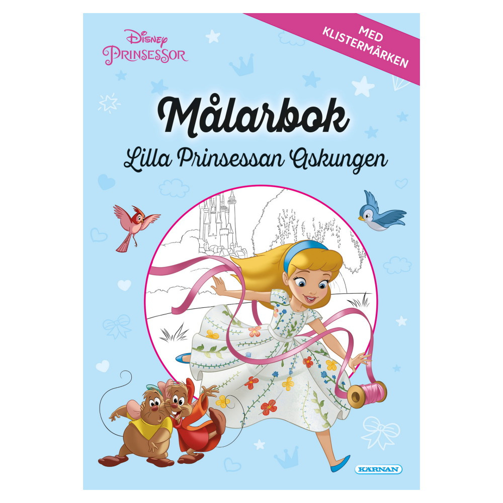 Målarbok Lilla Prinsessan askungen