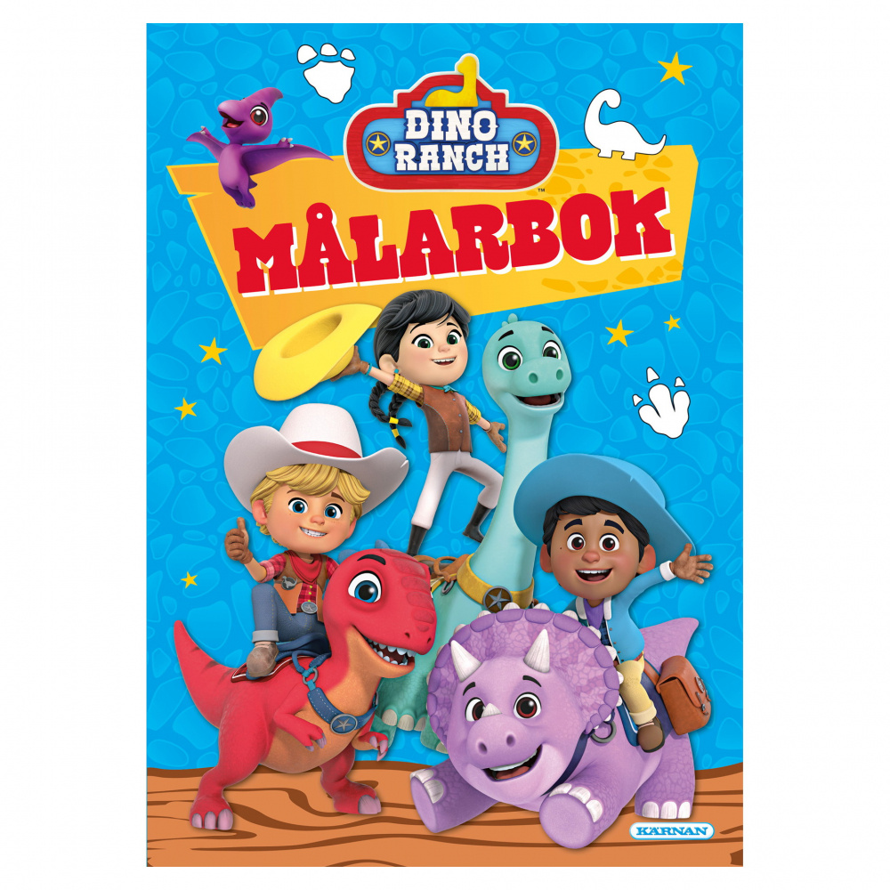 Målarbok Dino Ranch