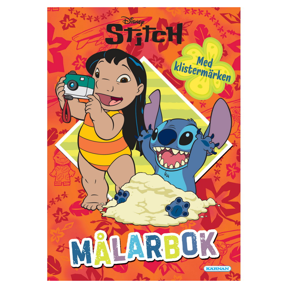 Målarbok Stitch