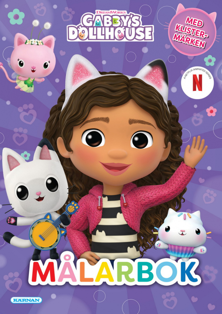 Målarbok - Gabbys Dockskåp