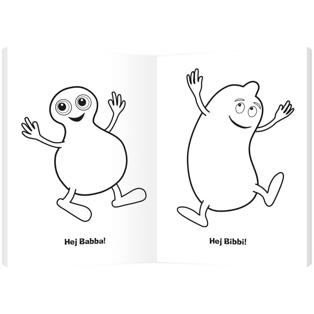 Målarbok Babblarna Min Allra Första Målarbok