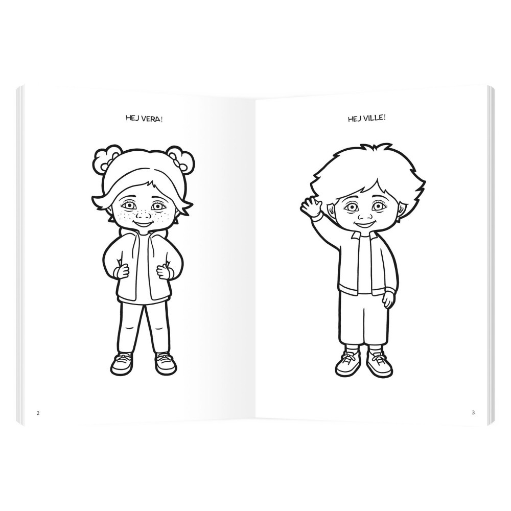 Vera & Ville - Min Första Målarbok