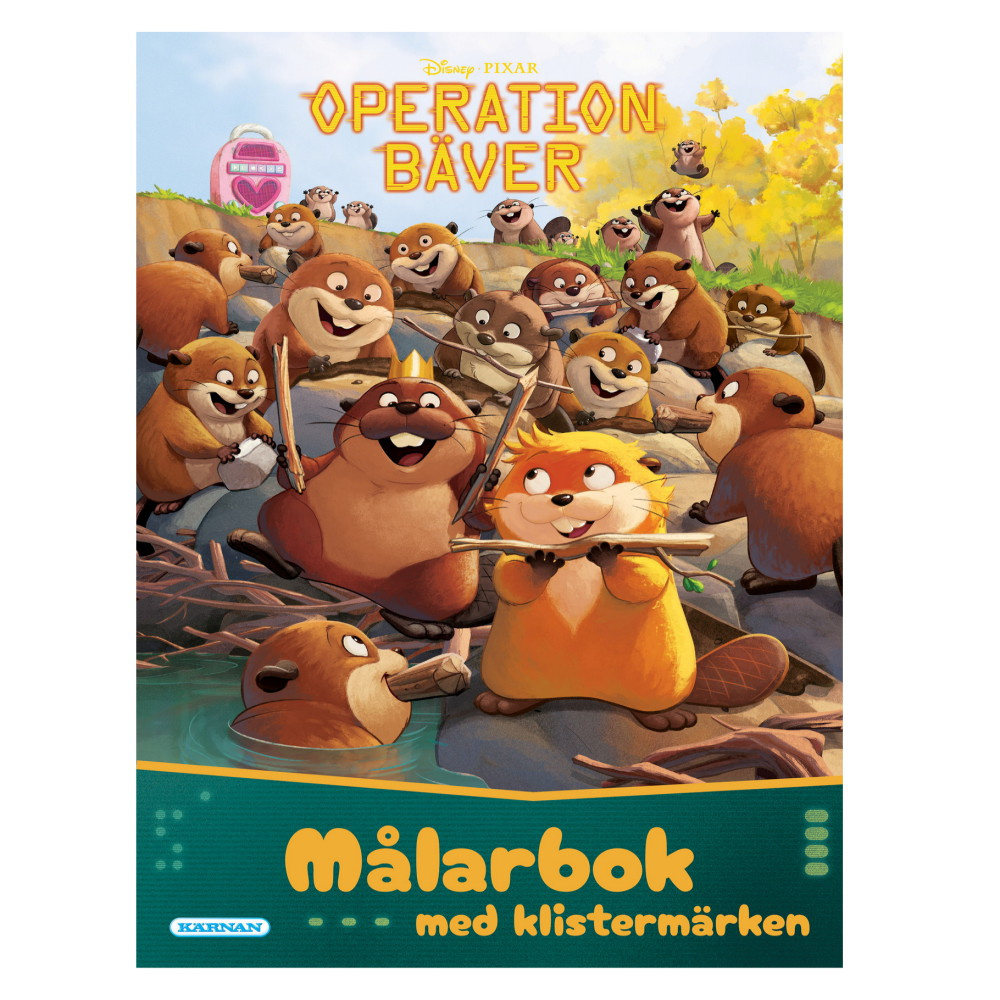Målarbok Operation Bäver