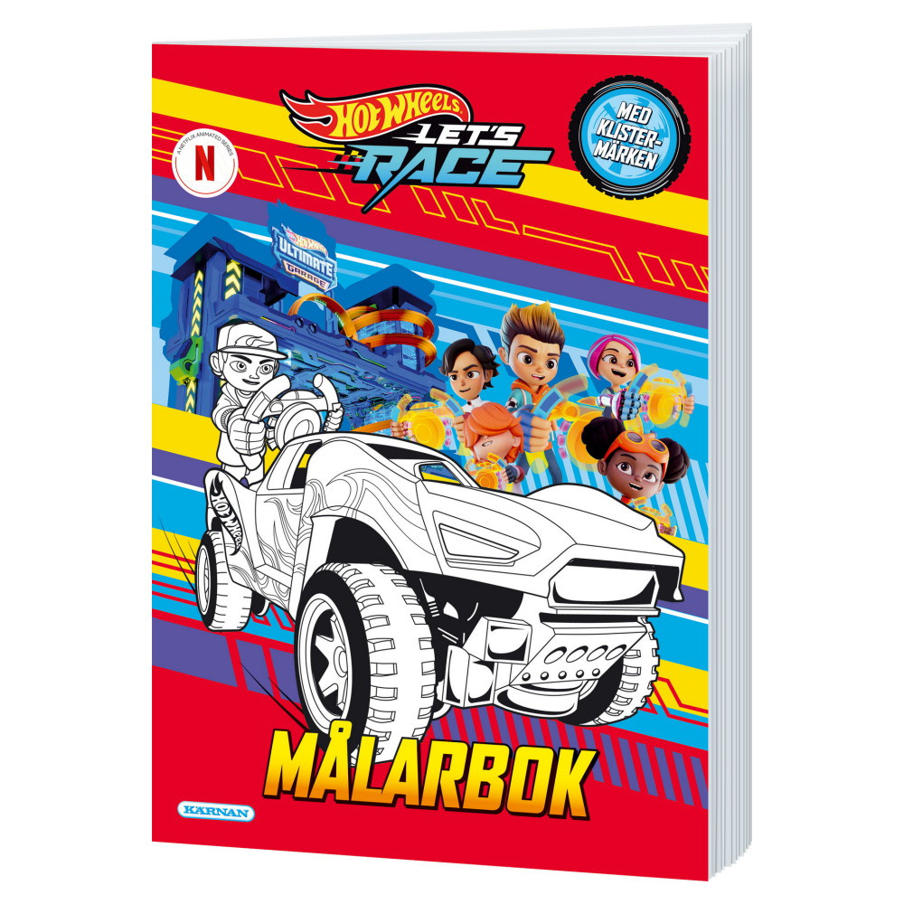 Målarbok - Hot Wheels Let's Race