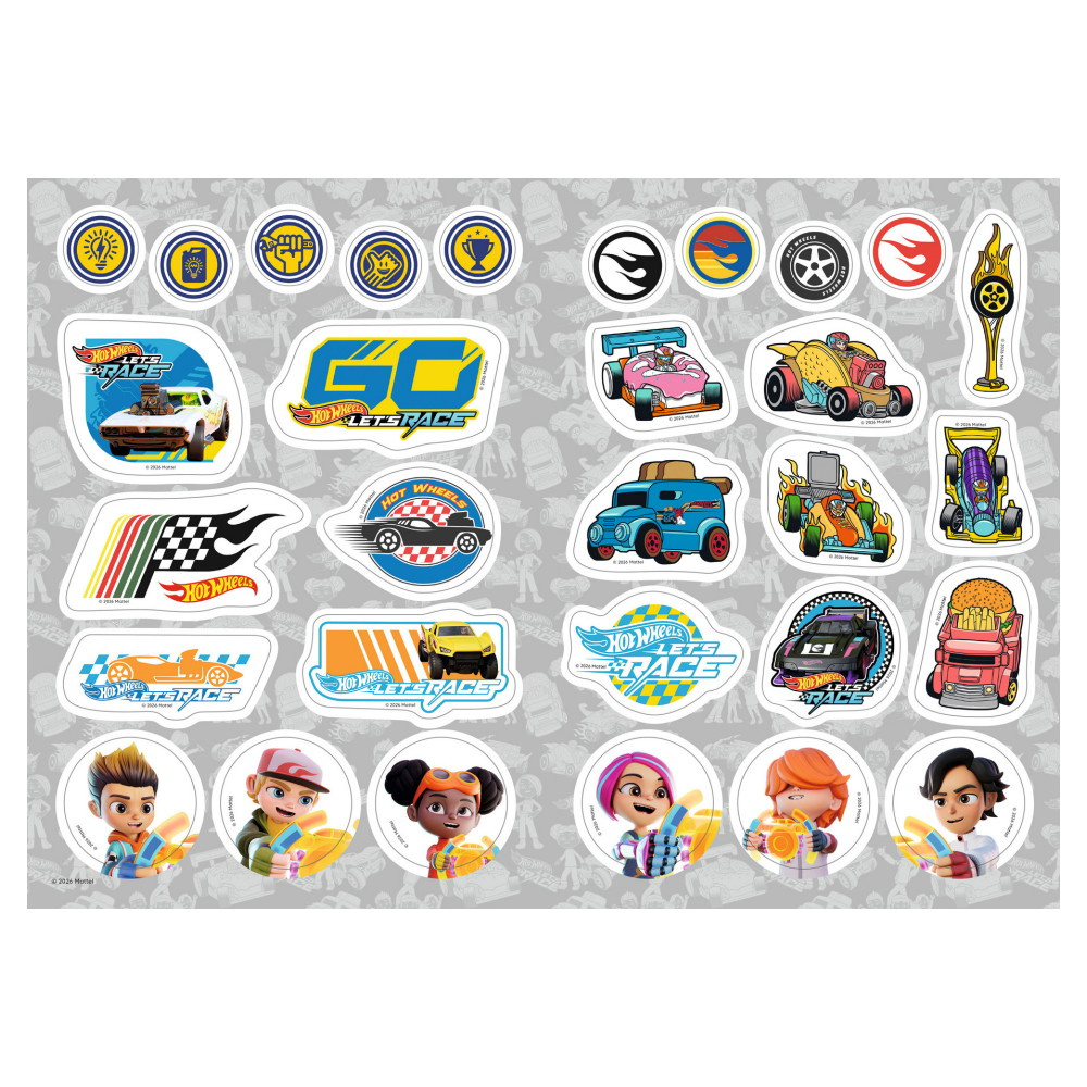 Målarbok - Hot Wheels Let's Race