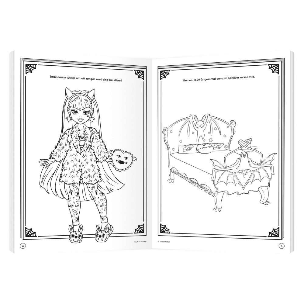 Målarbok - Monster High