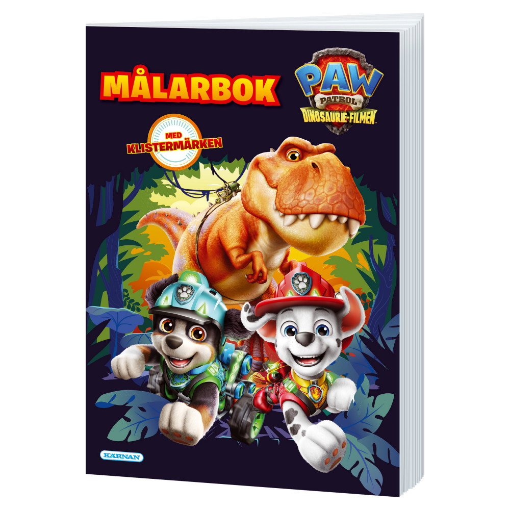Målarbok - Paw Patroll Dinosaurie-filmen