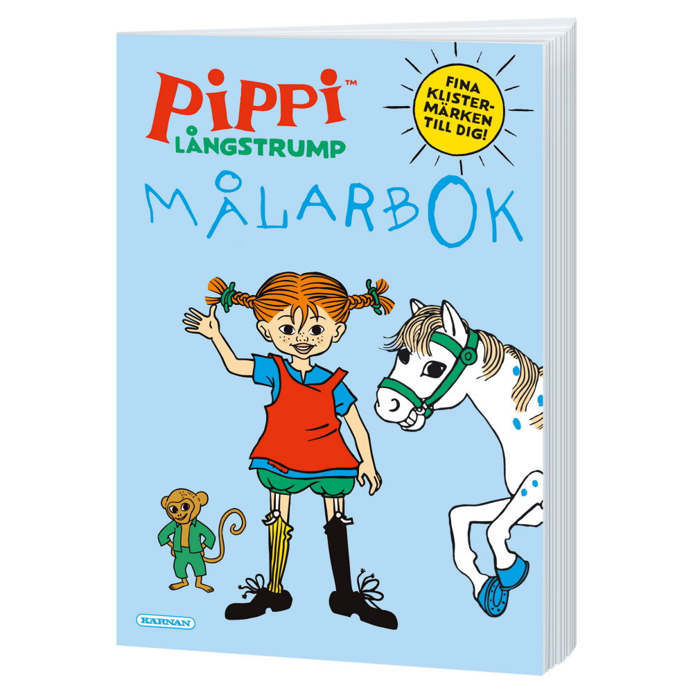 Målarbok - Pippi Långstrump