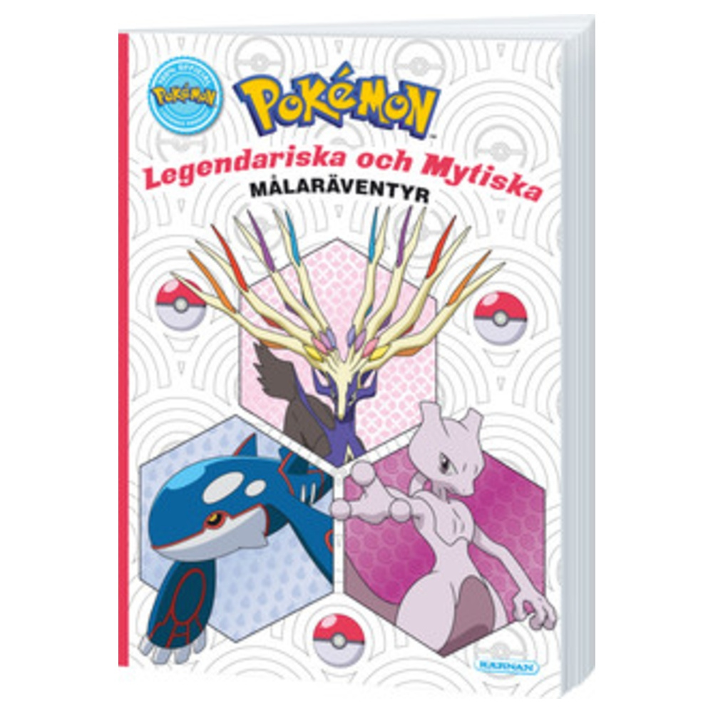 Målarbok: Pokémon Legendariska och Mytiska