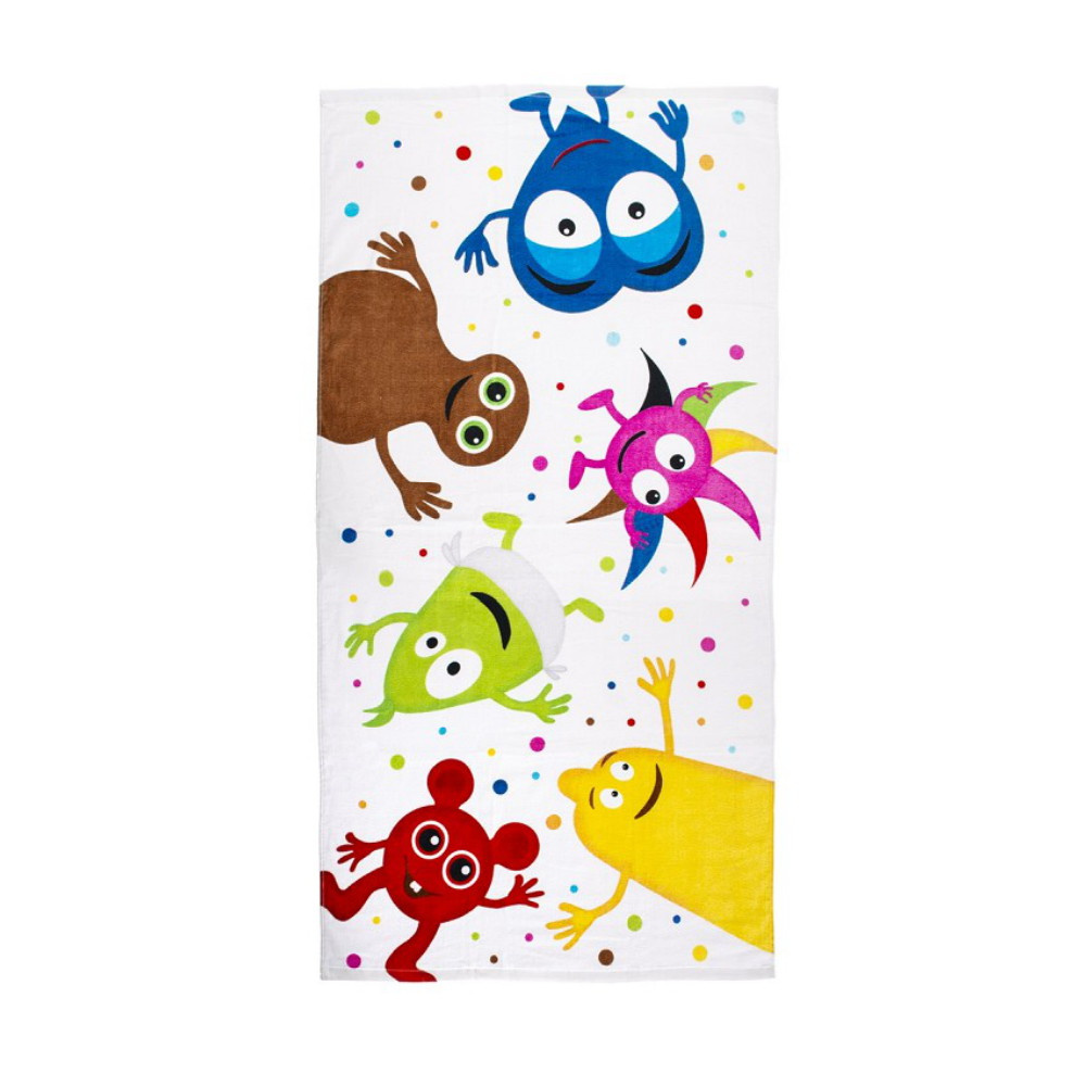 Teddykompaniet - Babblarna- Badhandduk, Prickar