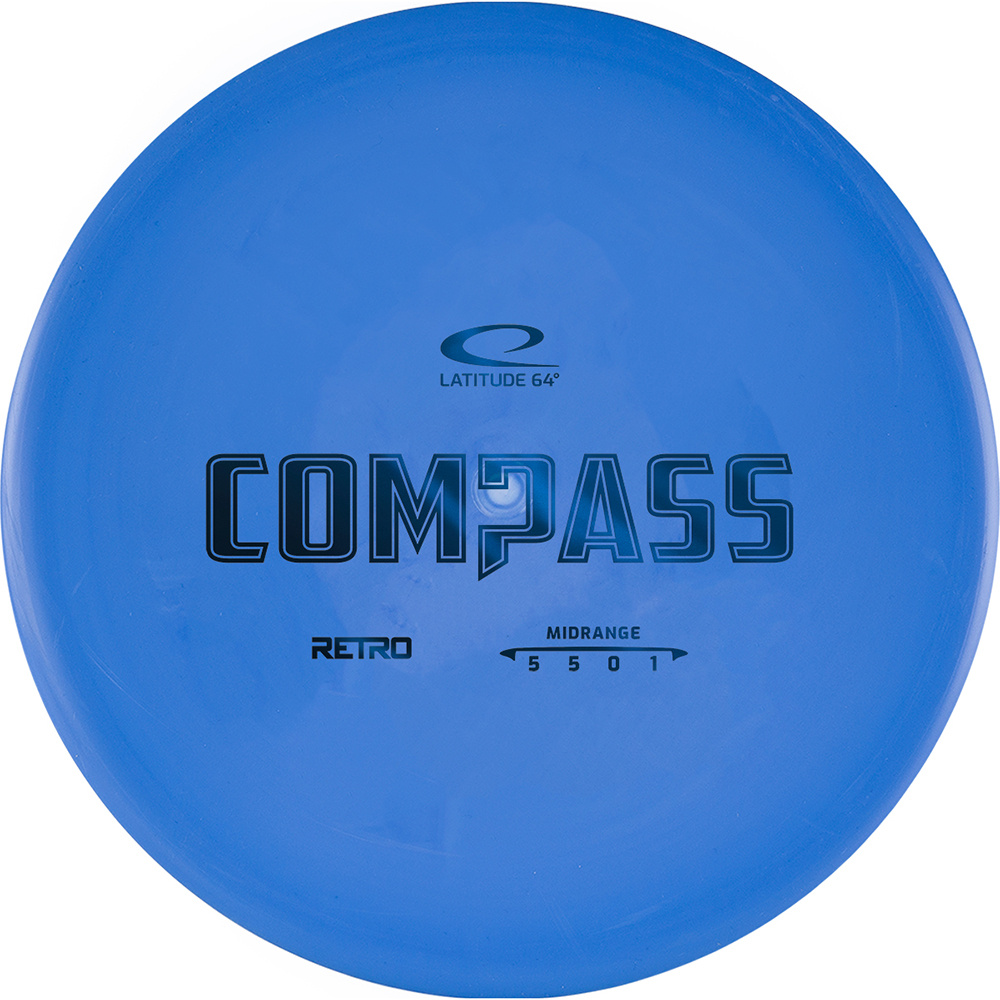 Latitude 64° Retro Compass Blue