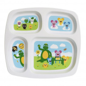 Teddykompaniet - Bolibompa- 4-fack tallrik Teddykompaniet - Bolibompa- 4-fack tallrik