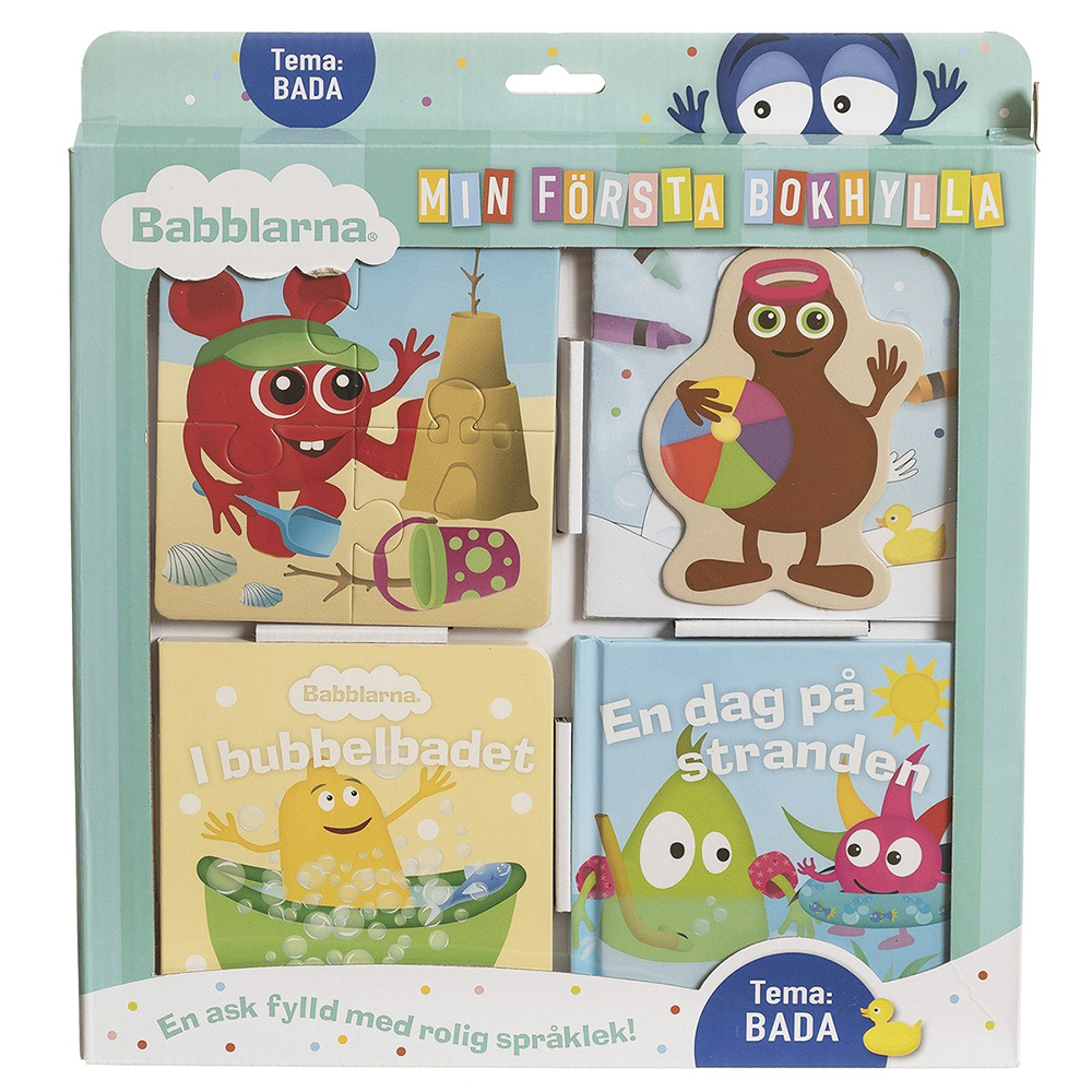 Babblarna Min första bokhylla - Bada