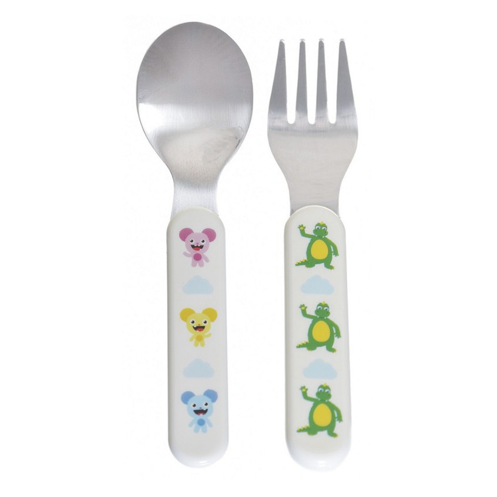 Teddykompaniet - Bolibompa- Bestick, Gaffel & Sked