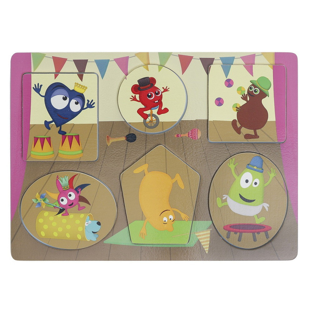 Babblarna Formpussel - Känslopussel 6 Bitar