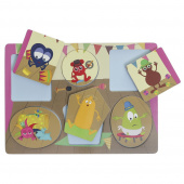 Babblarna Formpussel - Känslopussel 6 Bitar Babblarna Formpussel - Känslopussel 6 Bitar