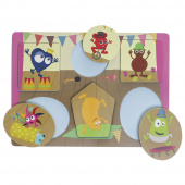 Babblarna Formpussel - Känslopussel 6 Bitar Babblarna Formpussel - Känslopussel 6 Bitar