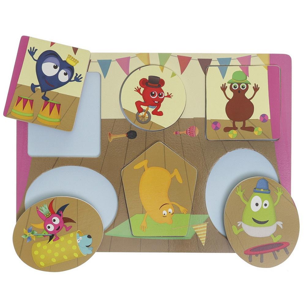 Babblarna Formpussel - Känslopussel 6 Bitar