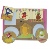 Babblarna Formpussel - Känslopussel 6 Bitar Babblarna Formpussel - Känslopussel 6 Bitar