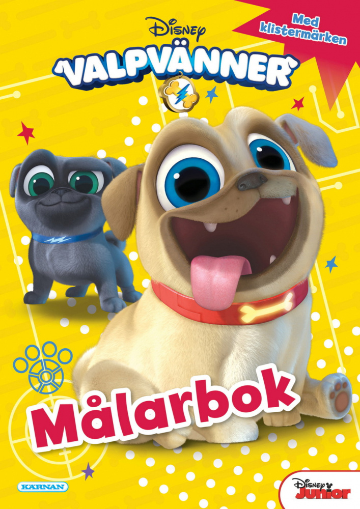 Målarbok - Valpvänner