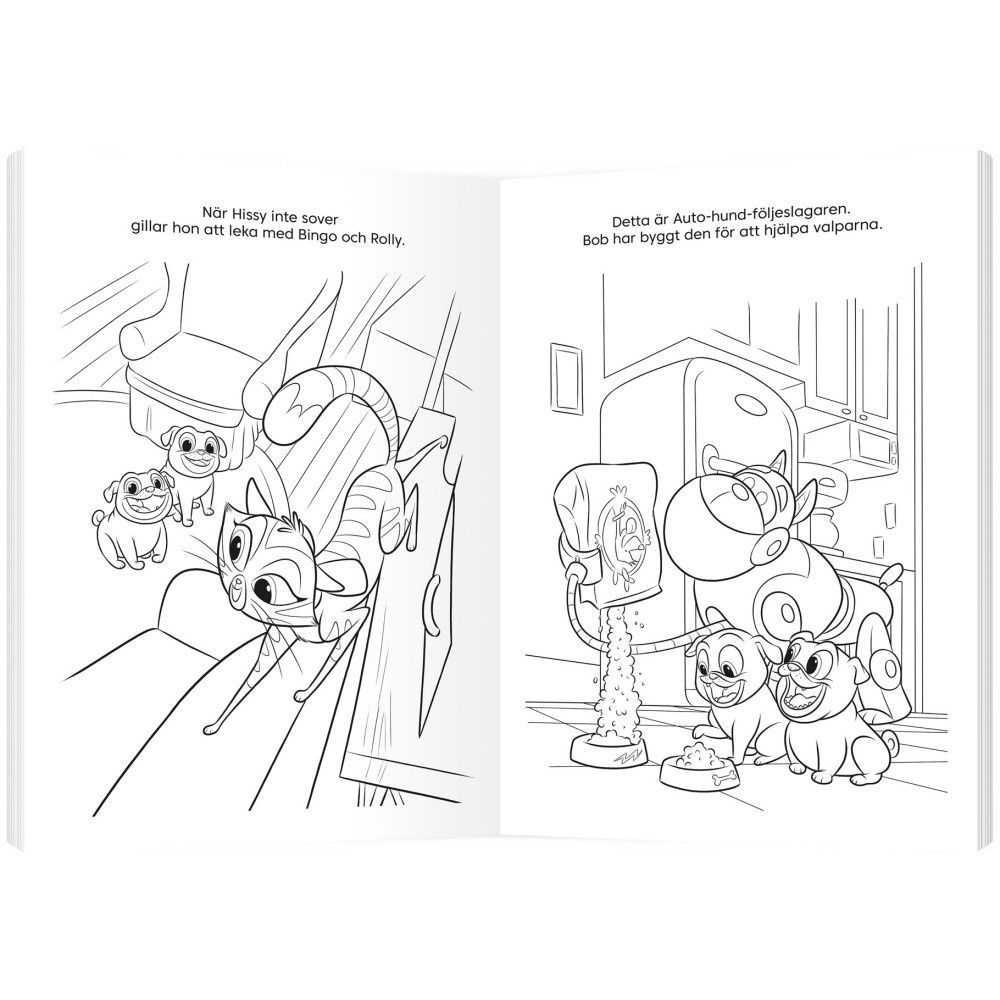 Målarbok - Valpvänner
