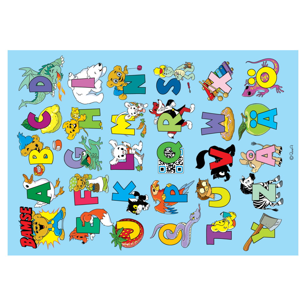 Målarbok - Bamse ABC