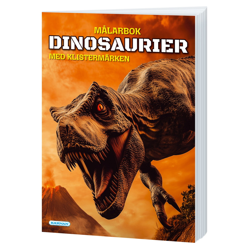 Målarbok - Dinosaurier