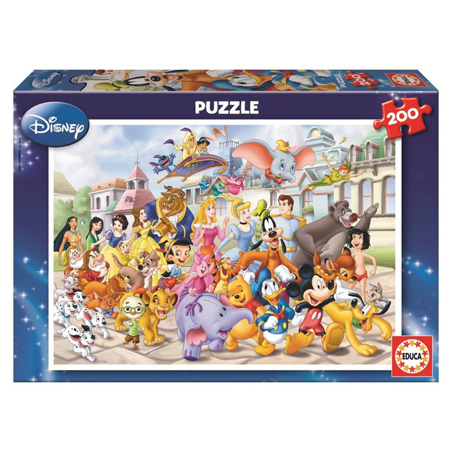 Educa pussel: Disney Parade - 200 bitar