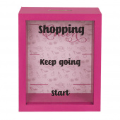 Shopping Queen Wooden Saving Box Shopping Queen Wooden Saving Box
