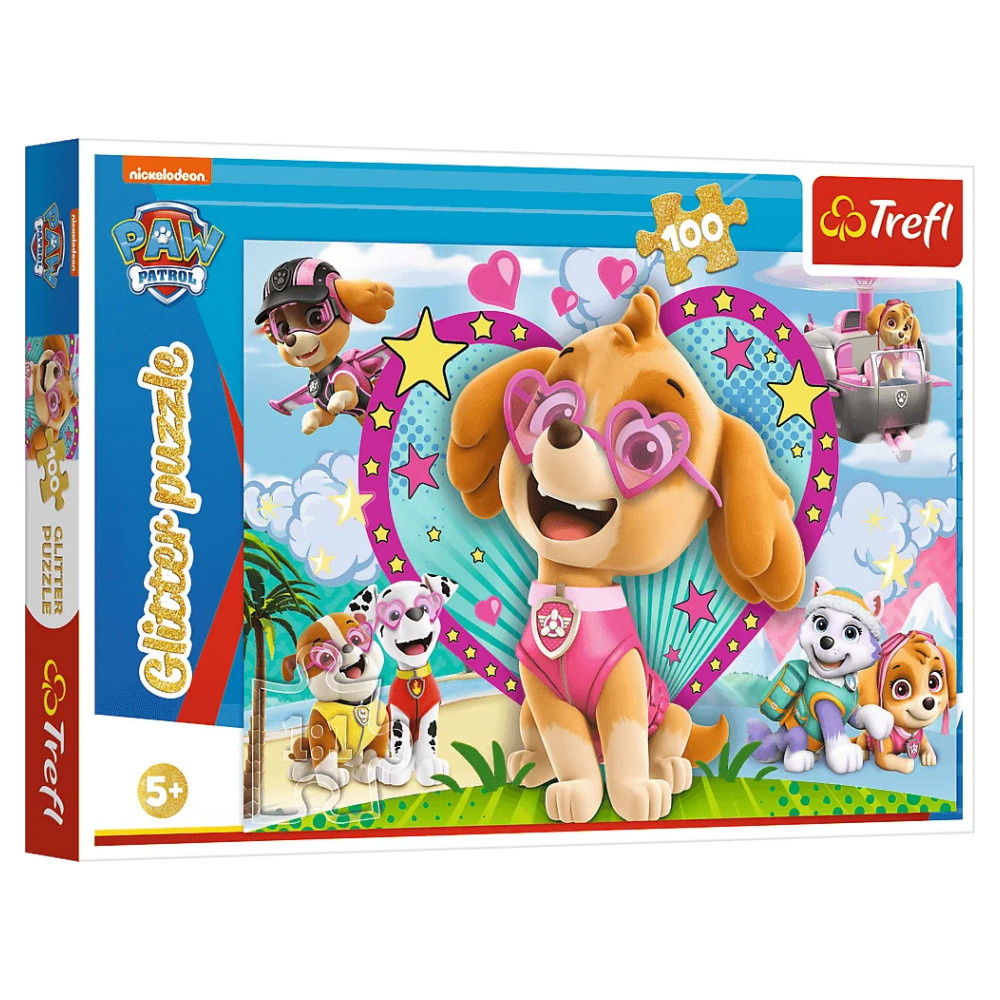 Trefl Glitter Pussel I skenet av Skye 100 Bitar