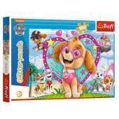 Trefl Glitter Pussel I skenet av Skye 100 Bitar Trefl Glitter Pussel I skenet av Skye 100 Bitar