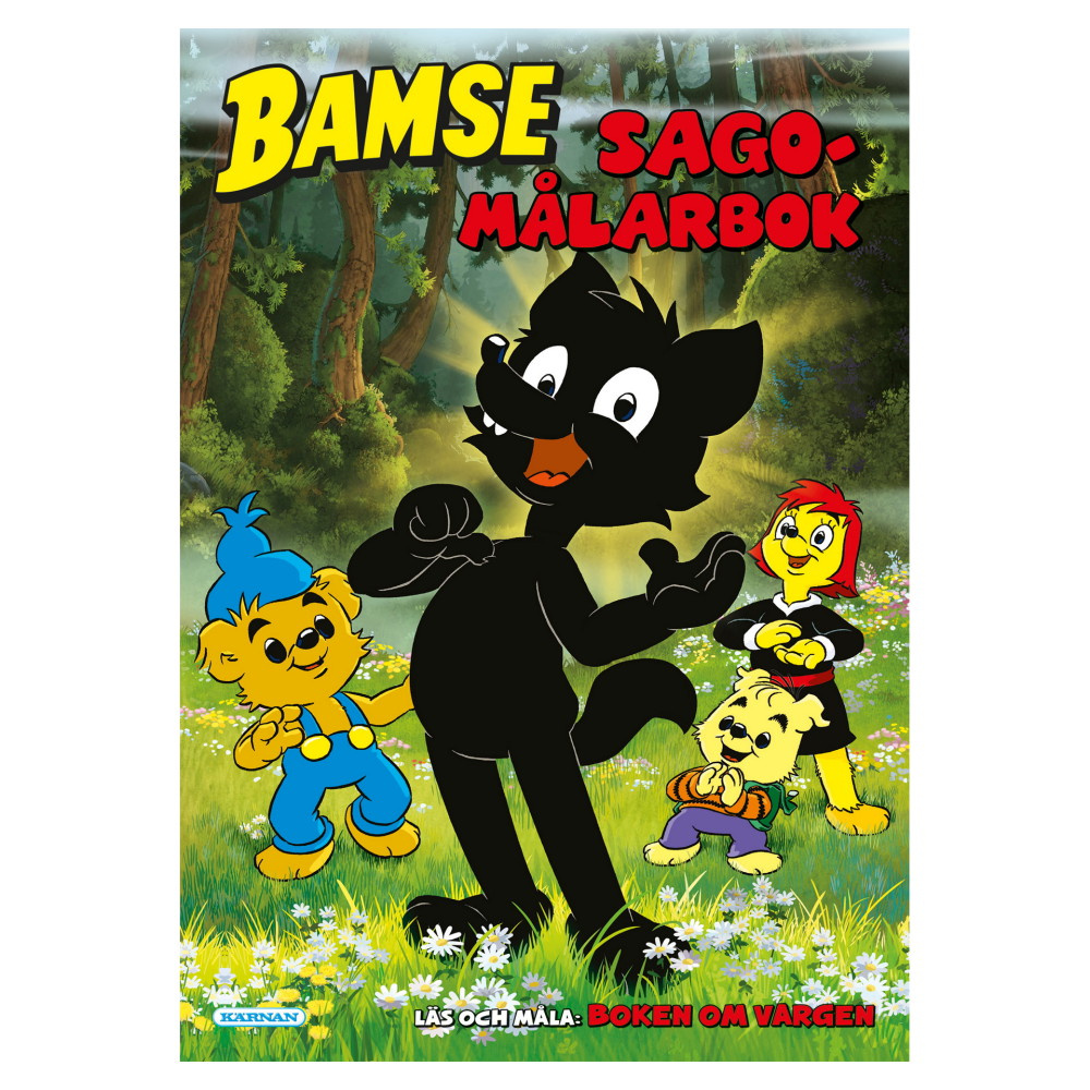 Bamse Sagomålarbok - Boken Om Vargen