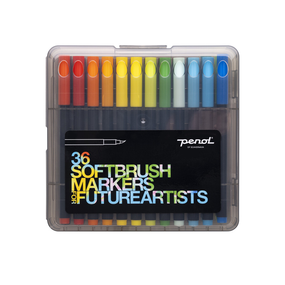 Penol For Future Artists: 36 Soft Brush Markers