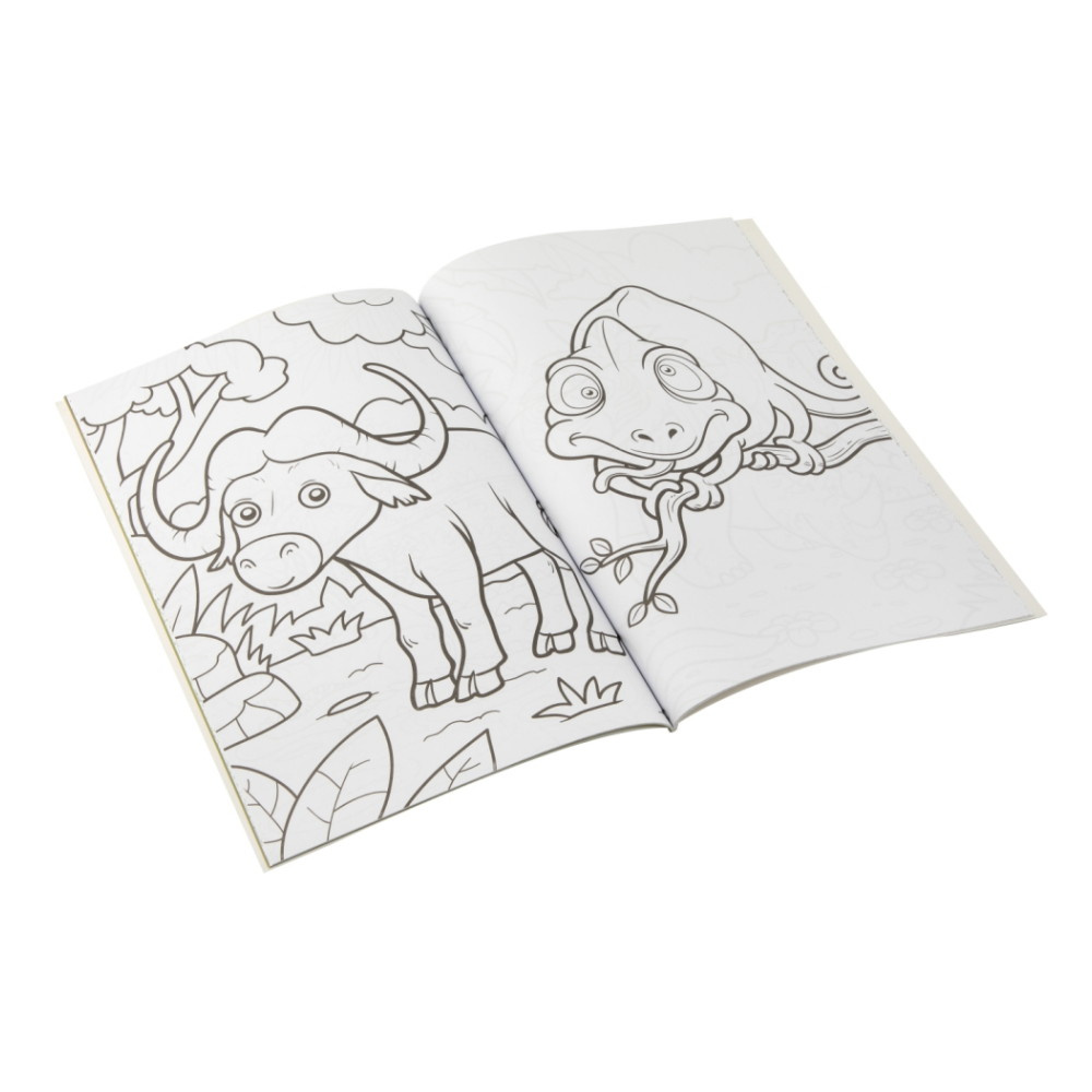 Målarbok och Pysselbok Djungel