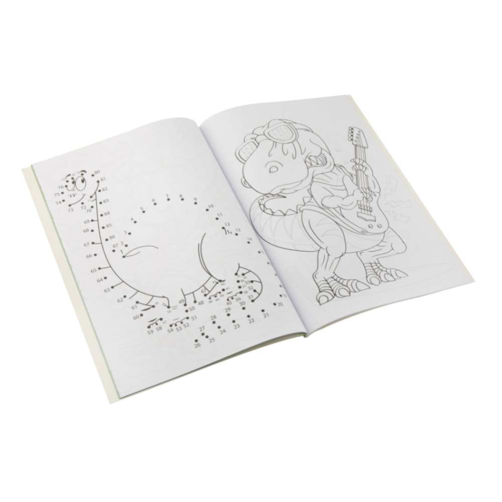 Målarbok och Pysselbok Dino