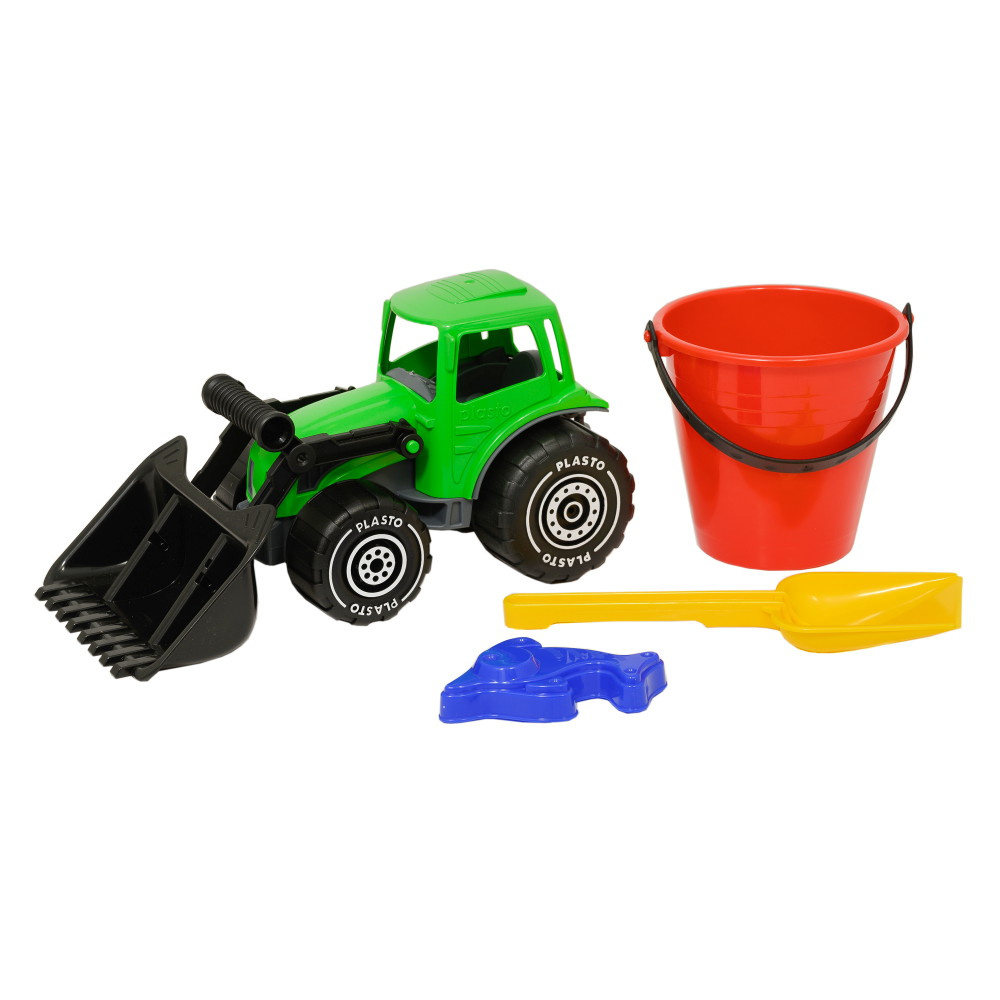 Plasto Sandset med traktor