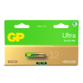 GP Ultra Alkaline AAA-batteri, 24AU/LR03, 12-pack GP Ultra Alkaline AAA-batteri, 24AU/LR03, 12-pack