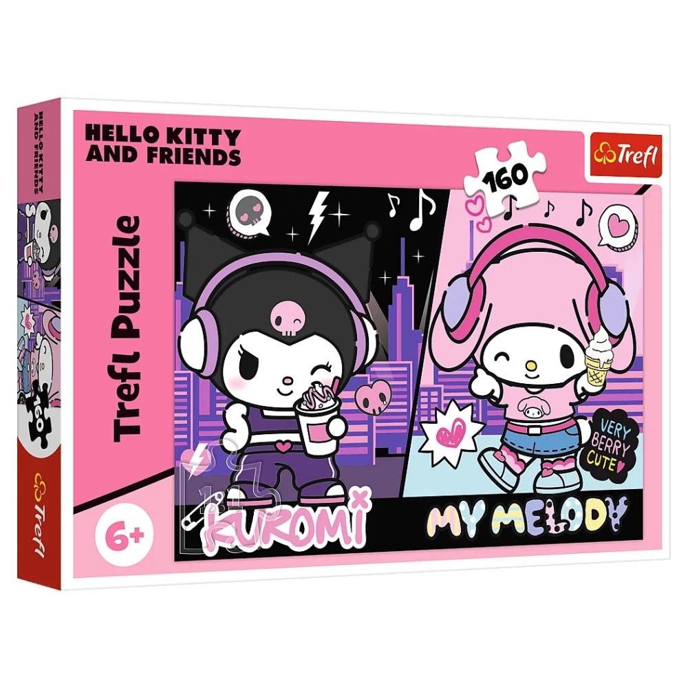 Trefl Pussel Hello Kitty and Friends - Kuromi, My Melody 160 Bitar