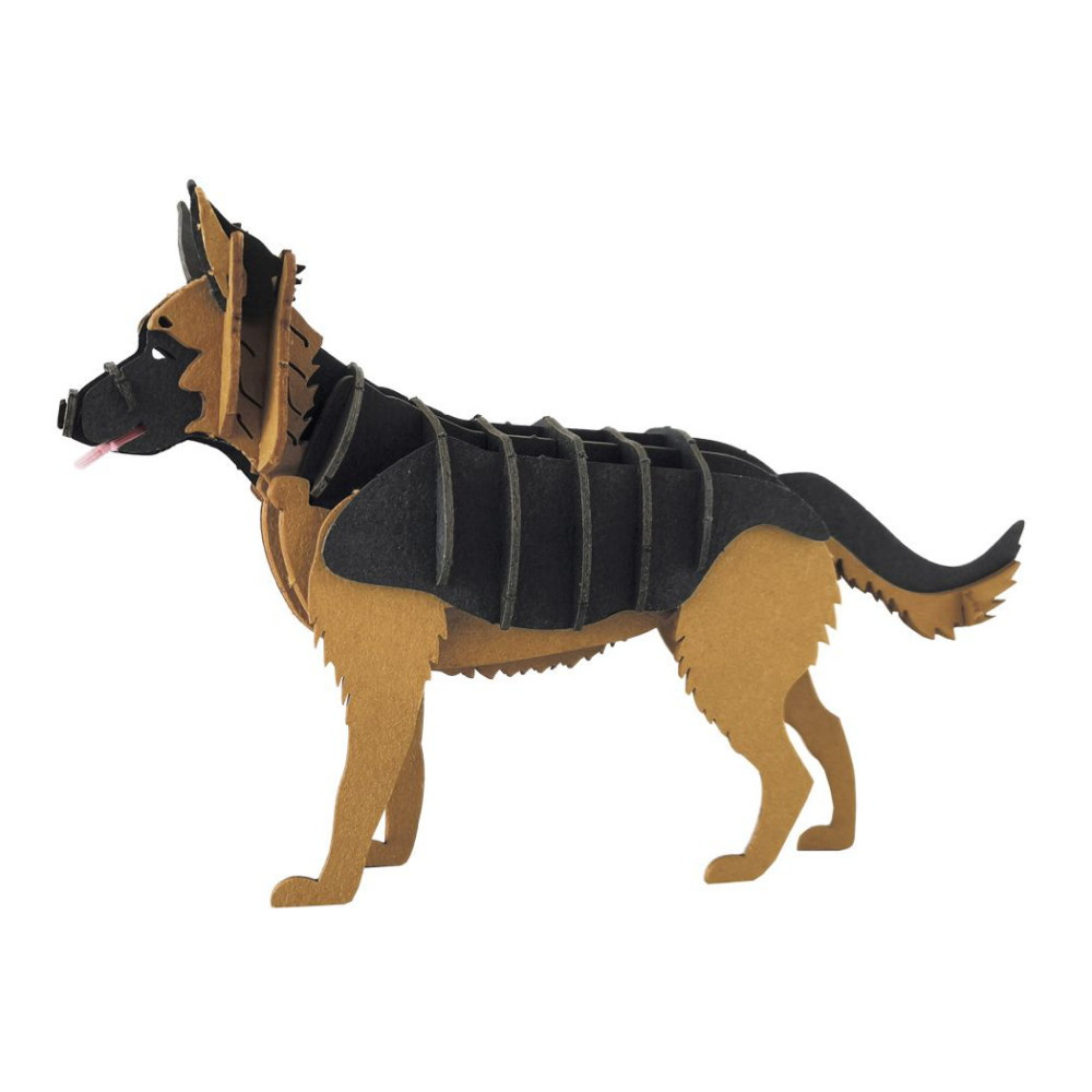 3D papperspussel, Schäferhund