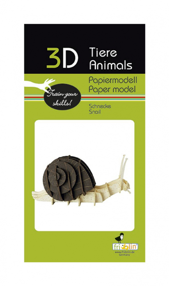 3D papperspussel, Snigel