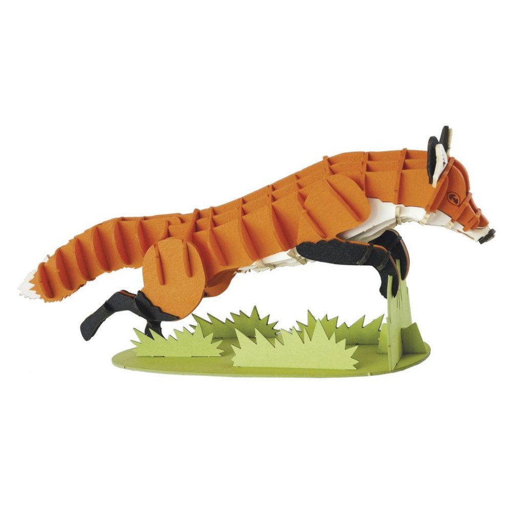 3D papperspussel, Räv