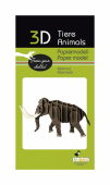 3D papperspussel, Mammut