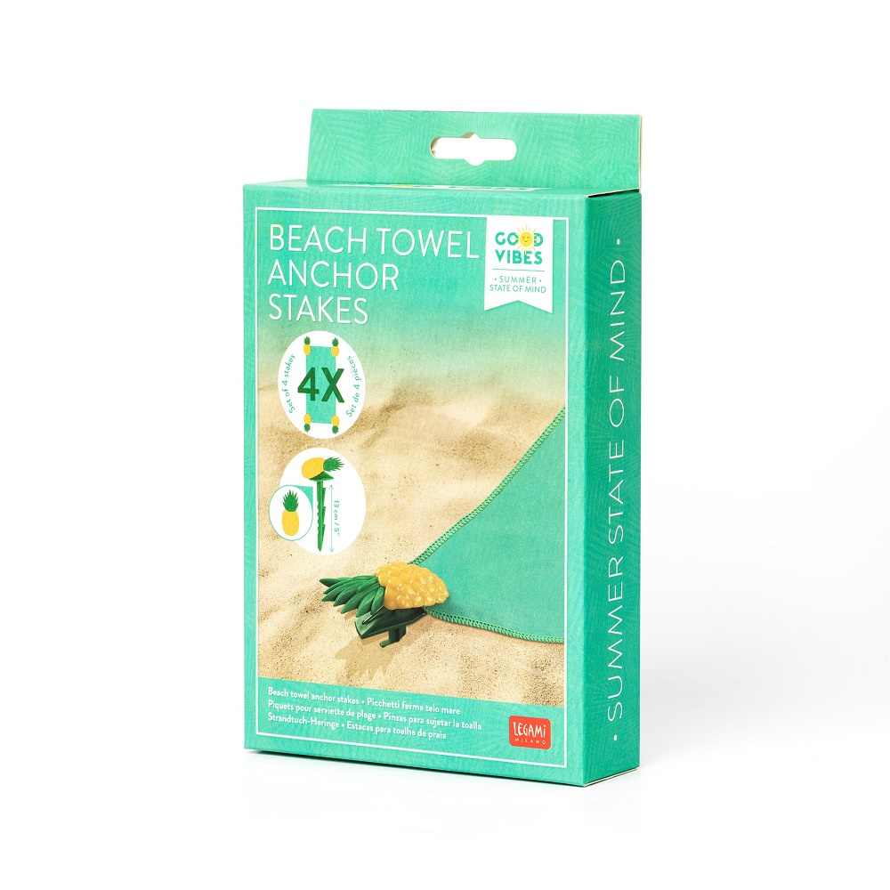 Förankringspinnar för badhandduk - Pineapple