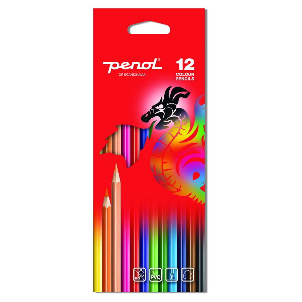 Penol Standard Färgpenna 12-pack
