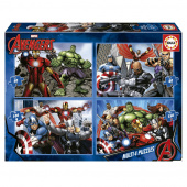 Educa Pussel: Avengers - Multi 4, 50-150 Bitar Educa Pussel: Avengers - Multi 4, 50-150 Bitar