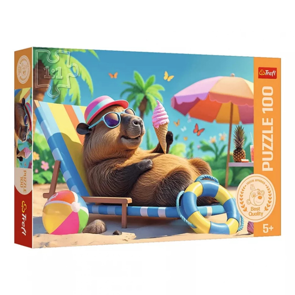 Trefl Pussel Relax in Capybara Style 100 Bitar