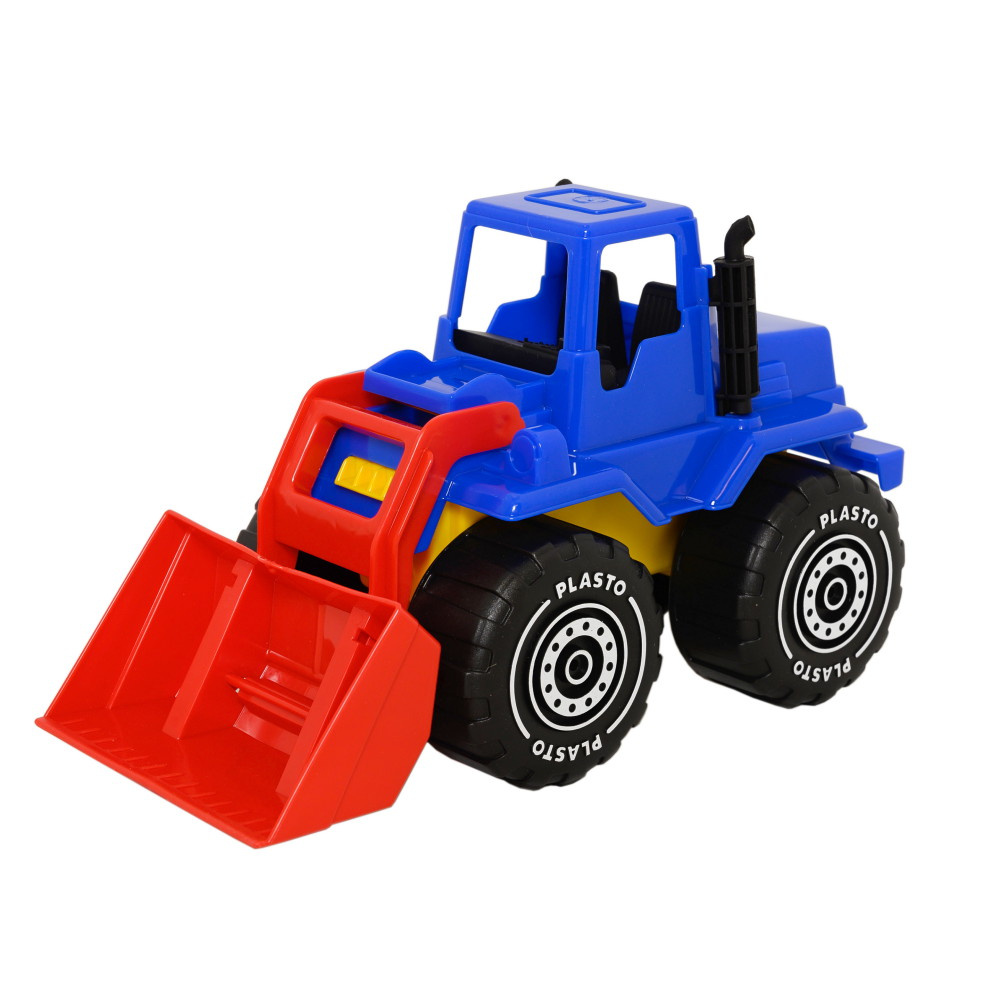 Plasto Frontlastare - Blå/Röd